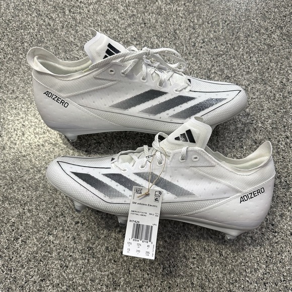 adidas Other - Adidas Adizero Electric Football Cleats Mens Size 13 White IF7426 Low Top Speed